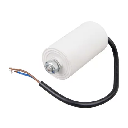 Kondensator rozruchowy do urządzeń AGD Domax 125 µF 320 V z przewodami 27025