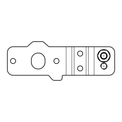 Dolny zawias drzwi do chłodziarki Electrolux / AEG 2650016047