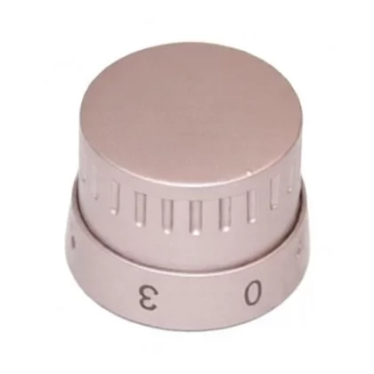 Pokrętło płytki grzejnej do kuchni Amica Scandium A 1109 inox z 3 z prawej 9062510
