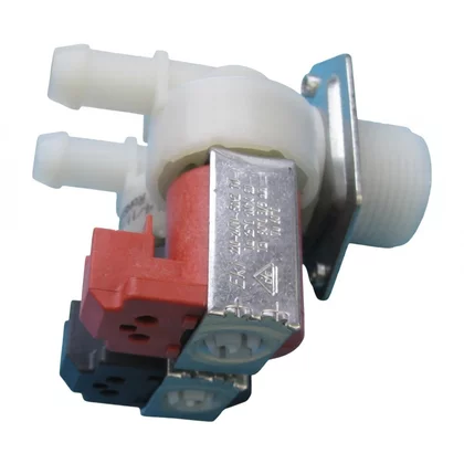 Elementy elektryczne do pralek r Elektrozawór dwudrożny do pralki Gorenje / Hisense 220-240 V 106595 zam 112595