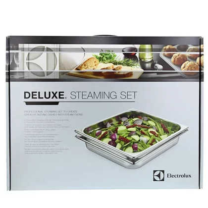 Zestaw naczyń do gotowania na parze do piekarnika Electrolux / AEG Deluxe Steam Set
