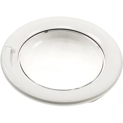 Kompletne drzwi z zawiasem do pralki Candy / Haier / Hoover 43028114