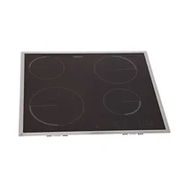 Płyty szklane Ceramiczna płyta grzejna z ramką inox do płyty Zanussi 576 x 506 mm