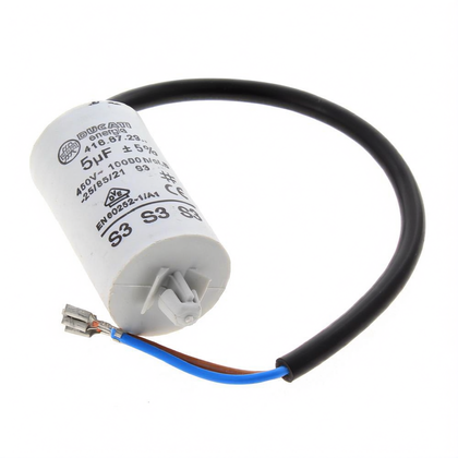 Kondensator roboczy sprężarki do lodówki Ariston / Indesit / Hotpoint / Whirlpool 5 µF C00144821 482000082278