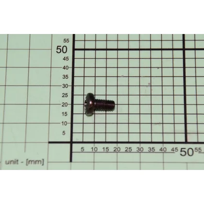 Wkręt montażowy do kuchenki i płyty Amica M5x10 DIN ISO 7045 ocynk czarny zab. 8018261