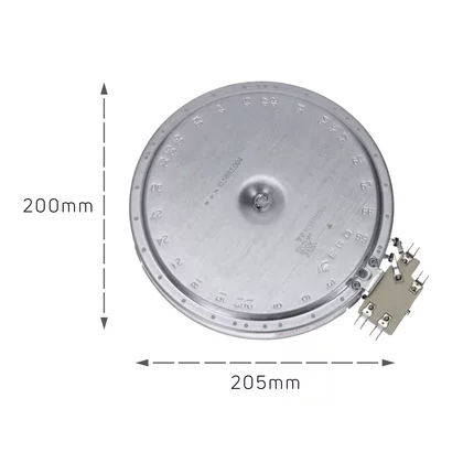 Płytka grzejna ceramiczna do płyty ceramicznej Amica 180S 1800 W 230 V 8001771