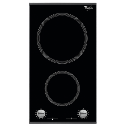 Płyta ceramiczna do zabudowy Whirlpool 2 pola grzewcze czarna 3500 W AKT 360 IX