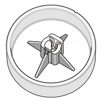 Pokrętło termostatu do chłodziarki Electrolux / AEG z sitodrukiem