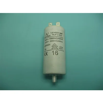 Elementy elektryczne do pralek r Kondensator do urządzeń AGD Amica 16 uF 500 V 1005432
