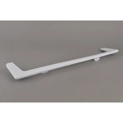 Elementy szklane i plastikowe lo Biała przednia ramka dolnej półki szklanej do lodówki Ariston / Indesit / Hotpoint / Whirlpool C00114618 482000022842