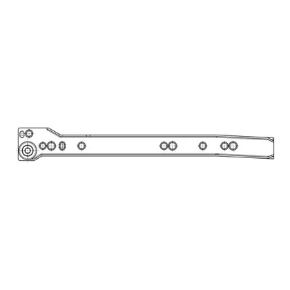 Lewa prowadnica obicia komory do urządzenia chłodniczego Electrolux / AEG 270 mm