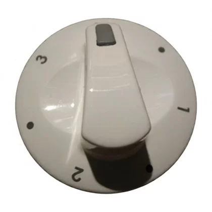 Pokrętło płytki do kuchenki Amica białe 9005945 610-272