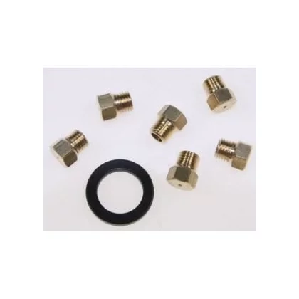 Komplet dysz gazowych LPG do kuchenki i płyty gazowej Whirlpool Propan-Butan 481231039009 C00373659