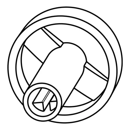 Pokrętło termostatu do chłodziarki i zamrażarki Electrolux / AEG czarne 2915167015