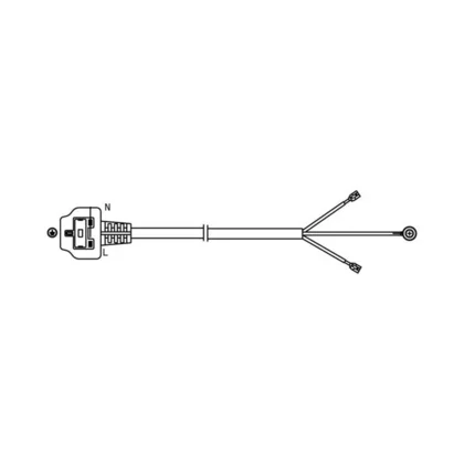 Wyłączniki, termometry, żarówki, Przewód zasilający do chłodziarko-zamrażarki Electrolux / AEG 2700 mm 2063152868