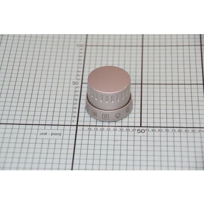 Pokrętło funkcji piekarnika scandium A 10609 inox ze sprężyną (9062655)