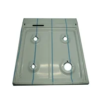 Elementy obudowy Płyta robocza inox do kuchenki Amica 1 komin, pole poszerzone 8015372
