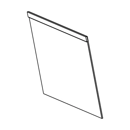 Górny panel szklany do okapu Electrolux / AEG 898,1 x 310 mm