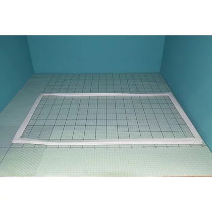 Uszczelka drzwi do chłodziarki lub zamrażarki Amica 776 x 426 mm biała 1015474