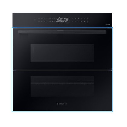 Kompletne drzwi do piekarnika Samsung Dual Cook Flex czarne soft hinge DG94-04541A