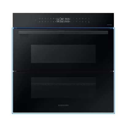 Kompletne drzwi do piekarnika Samsung Dual Cook Flex czarne soft hinge DG94-04541A