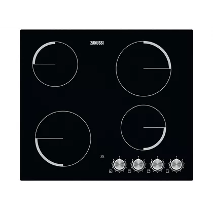 Płyty szklane Płyta grzejna czarna do płyty kuchennej Zanussi / Electrolux / AEG 590 x 520 mm