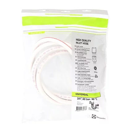 Wąż dopływowy do pralki i zmywarki Electrolux / AEG HighQuality 90°C 2,5 m 9029793503