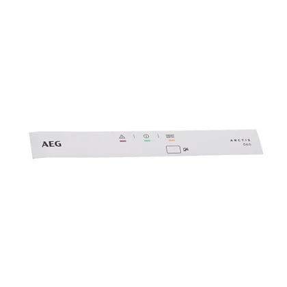 Wkładka uchwytu do urządzenia chłodniczego AEG / Electrolux srebrna 328.5 x 49 mm