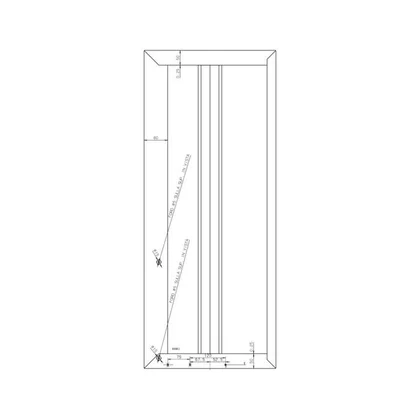 Lewy panel drzwi chłodziarki Electrolux / AEG 2216350104