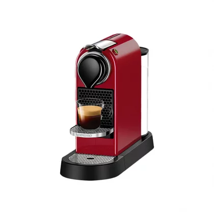 Ekspres kapsułkowy Nespresso CitiZ Krups czerwony 1260W XN7006