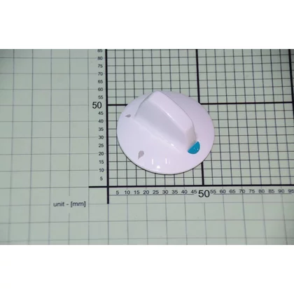 Pokrętło palnika gazowego do kuchni gazowej Amica białe 52 mm 9052599