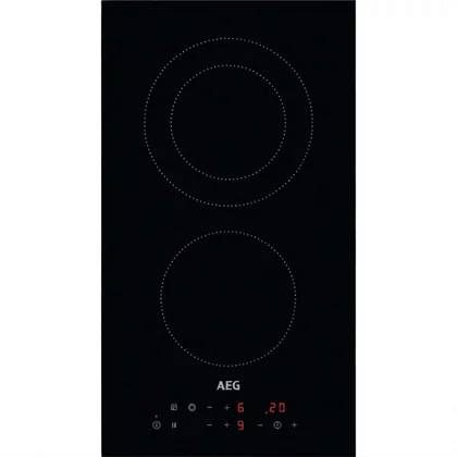 Szklana płyta wierzchnia do płyty grzejnej AEG czarna 290 x 520 mm