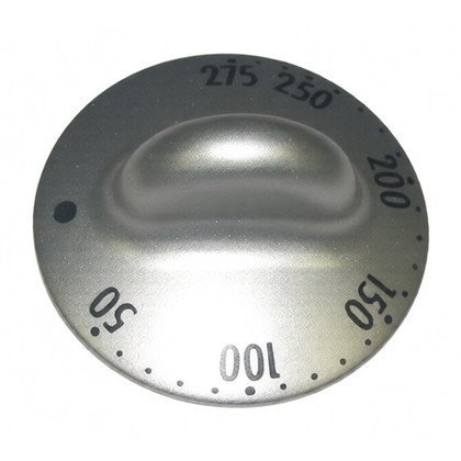 Części zamienne GORENJE Pokrętło termostatu do kuchenki i piekarnika Gorenje / Hisense srebrne 629336
