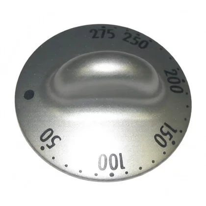 Części zamienne GORENJE Pokrętło termostatu do kuchenki i piekarnika Gorenje / Hisense srebrne 629336