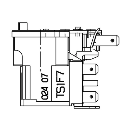 Sprężarki, akcesoria, przekaźnik Starter klixon sprężarki do lodówki Electrolux / AEG 140013370055