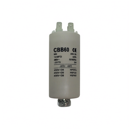 Elementy elektryczne do pralek r Kondensator rozruchowy do pralki Ariston / Indesit / Hotpoint / Whirlpool 14 µF C00074642 488000074642