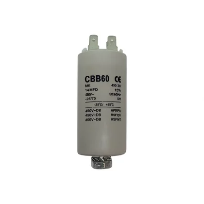 Elementy elektryczne do pralek r Kondensator rozruchowy do pralki Ariston / Indesit / Hotpoint / Whirlpool 14 µF C00074642 488000074642