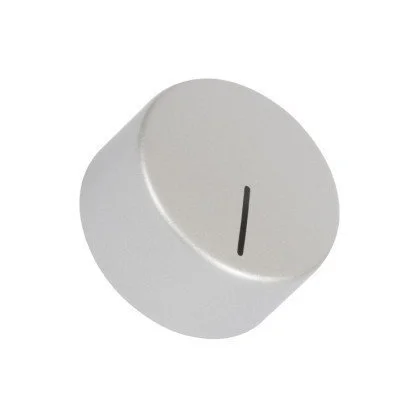 Pokrętło sterujące do płyty grzejnej Electrolux / AEG srebrne 3550330298