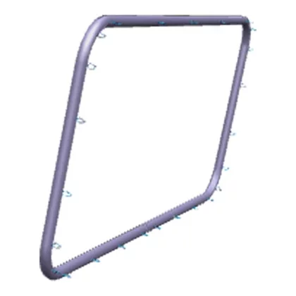 Uszczelka boku drzwi piekarnika Electrolux / AEG 8085139023