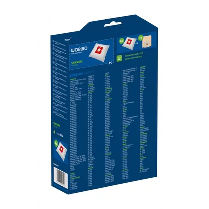 Worki do odkurzacza Samsung WORWO VP-77 SMB01K / SMB02K 4 szt. z filtrem wlotowym