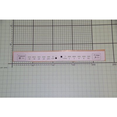 Maskownica panelu do chłodziarko-zamrażarki Amica (1036286)