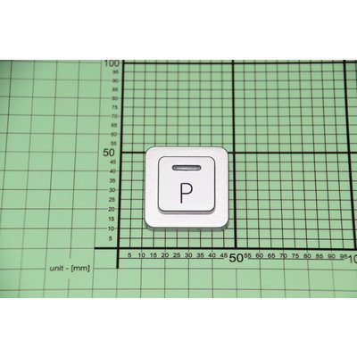 Przycisk programu do zmywarki ZWM 668 Amica srebrny (1042517)