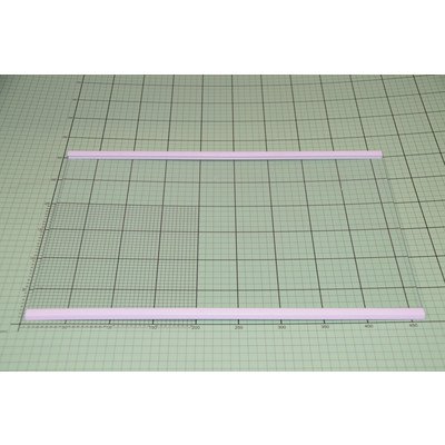 Półka szklana z ramką do chłodziarko-zamrażarki Amica biała (1042403)