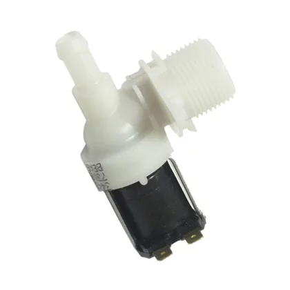 Elementy elektryczne do pralek r Elektrozawór wody 1-drożny 90° do pralki i zmywarki Whirlpool / Indesit / Ariston / Hotpoint 481228128393 C00337280