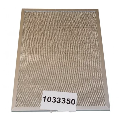 Filtry do okapów Amica Filtr aluminiowy przeciwtłuszczowy do okapu Amica 396 x 278 x 9 mm 1033350