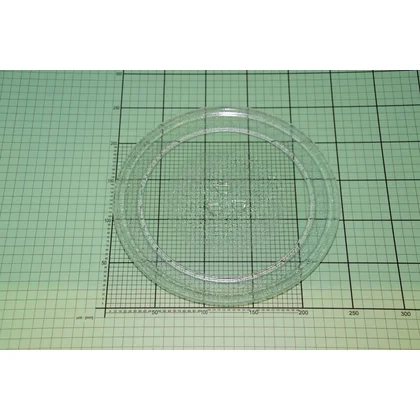 Talerz szklany obrotowy do kuchenki mikrofalowej Amica 245 mm koniczynka wypukła 1042276