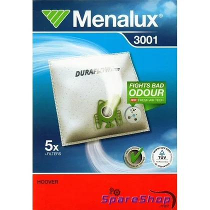 Worki do odkurzacza Hoover Menalux / Electrolux 3001 5 szt. + 2 mikrofiltry 9001961359