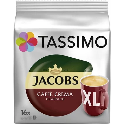 Kapsułki kawowe T DISC do ekspresu Tassimo Jacobs Krönung Caffè Crema XL 16 szt.