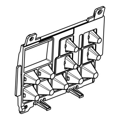 Przyciski i pokrętła do zmywarek Zespół przycisków do zmywarki Electrolux 1173522002