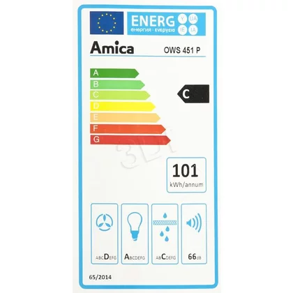 Okap wyspowy Amica OWS 451 P inox 40 cm 519 m³/h